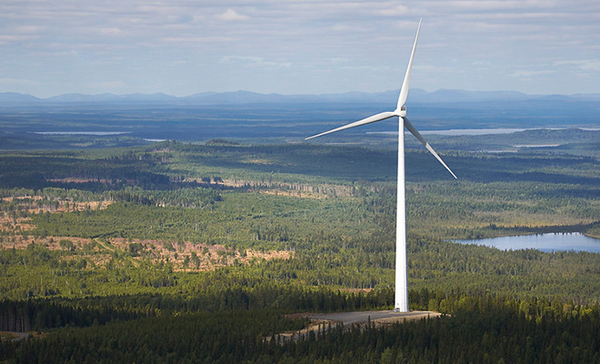 Image may contain: Wind turbine, Windmill, Wind farm, Wind, Turbine.