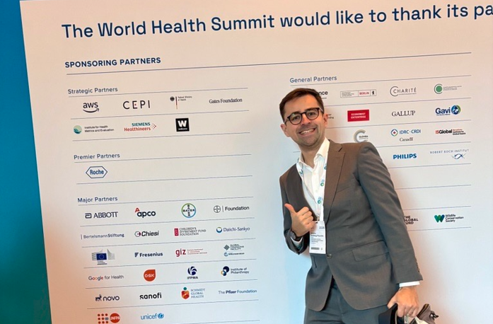 the author at the world health summit