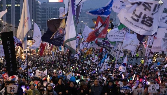 civil protests in Korea