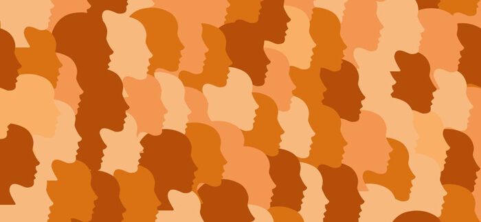 a crowd of diverse people