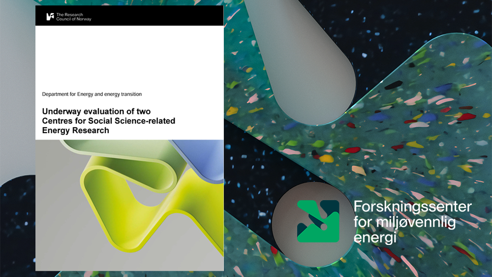 The cover of the evaluation report against a multi-colored background